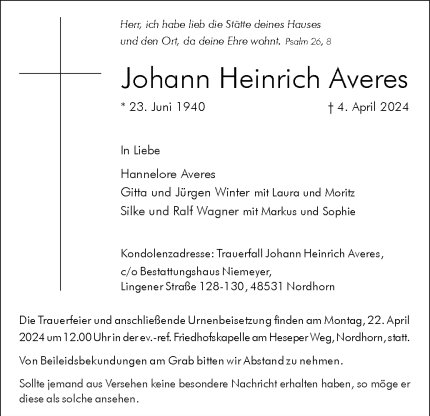 Johann Heinrich Averes