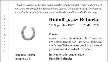 Rudolf Babucke