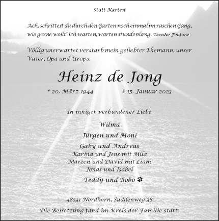 Heinz de Jong