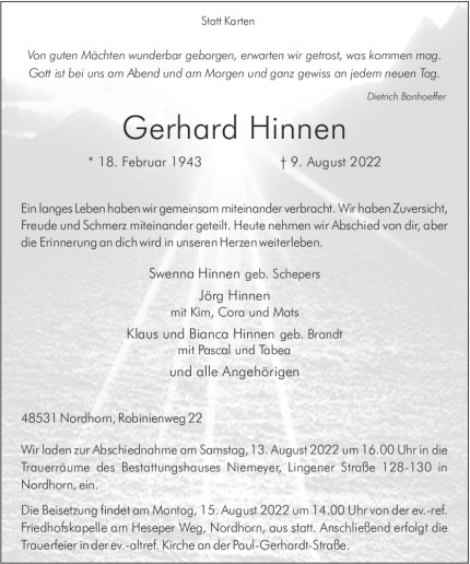 Gerhard Hinnen