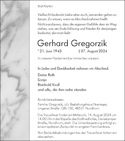 Gerhard Gregorzik