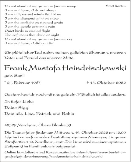 Frank Mustafa Heindrischewski