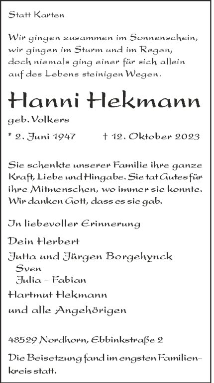 Hanni Hekmann