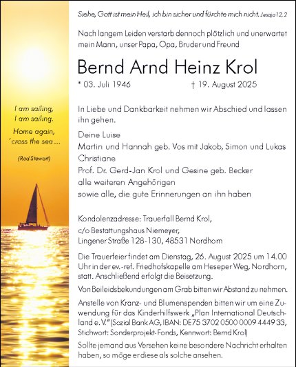 Bernd Arnd Heinz Krol