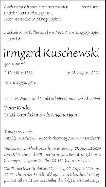 Irmgard Kuschewski