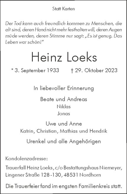 Heinz Loeks