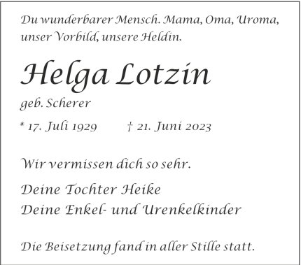Helga Lotzin