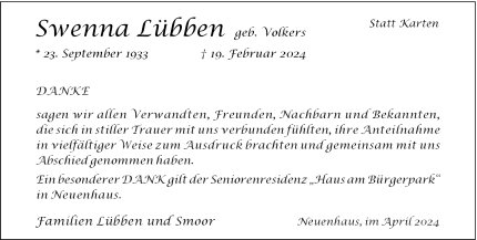 Swenna Lübben