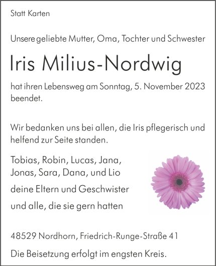 Iris Milius-Nordwig