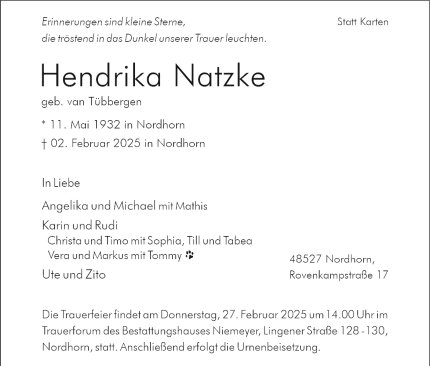 Hendrika Natzke