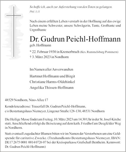 Dr. Gudrun Peichl-Hoffmann