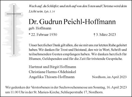 Dr. Gudrun Peichl-Hoffmann