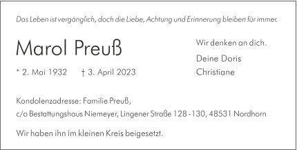 Marol Preuß