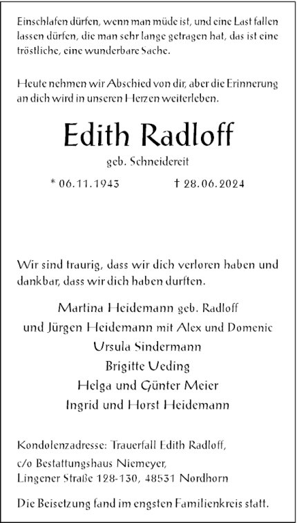 Edith Radloff