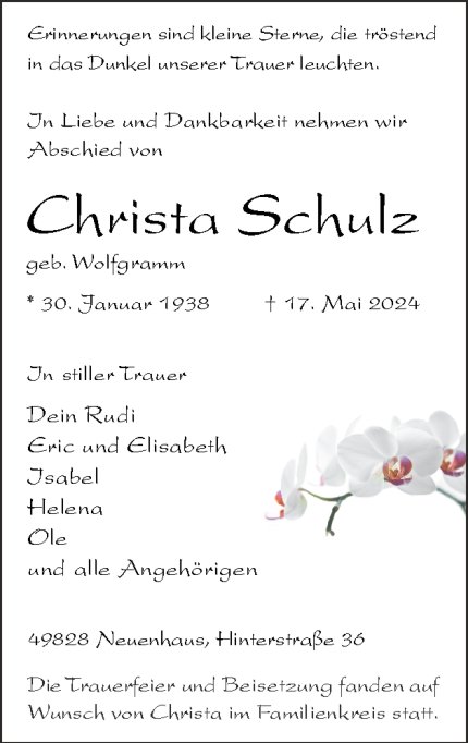 Christa Schulz