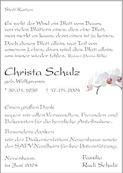 Christa Schulz