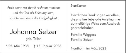 Johanna Setzer