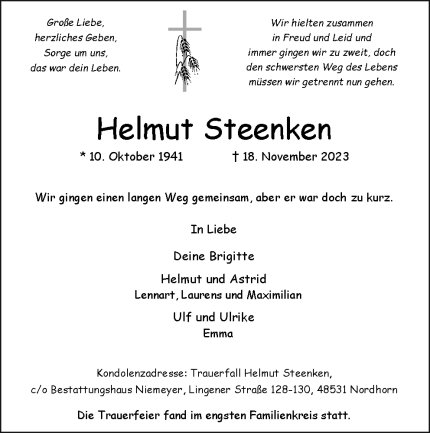 Helmut Steenken