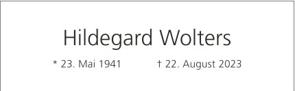 Hildegard Wolters