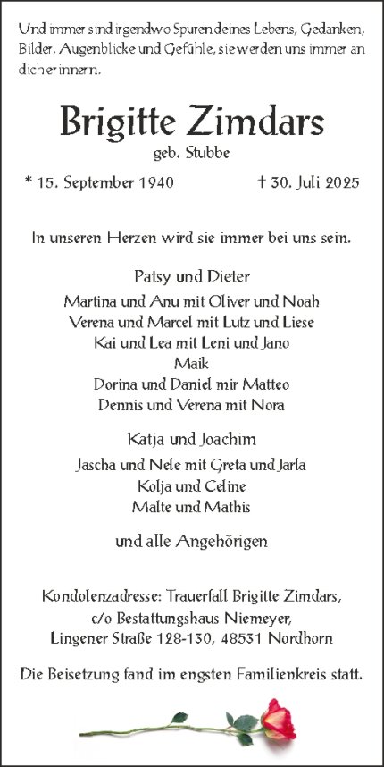 Brigitte Zimdars
